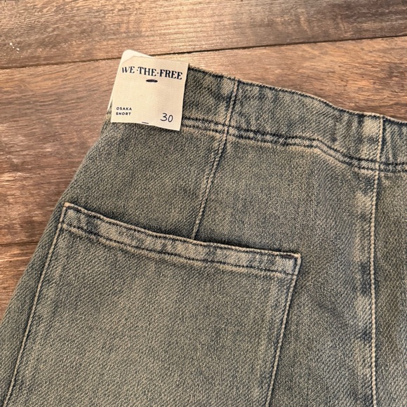 Free People High Rise Gray Jeans - Picture 3 of 4